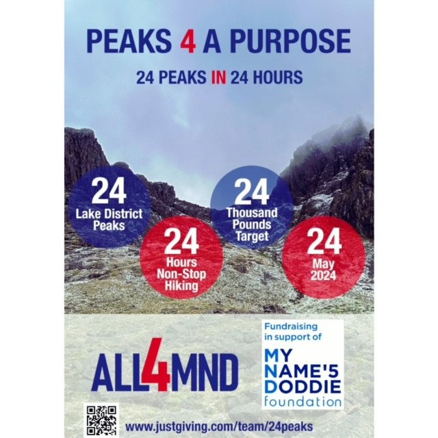 Hi @JillADouglas 20 women are climbing 24 Peaks in 24 hours with no sleep fundraising in support of @MNDoddie5 
Over £22,000 raised already with 6 weeks to go. 

Please retweet and share. Thank you 💙🥁🗻🥾

#MND #mndawareness