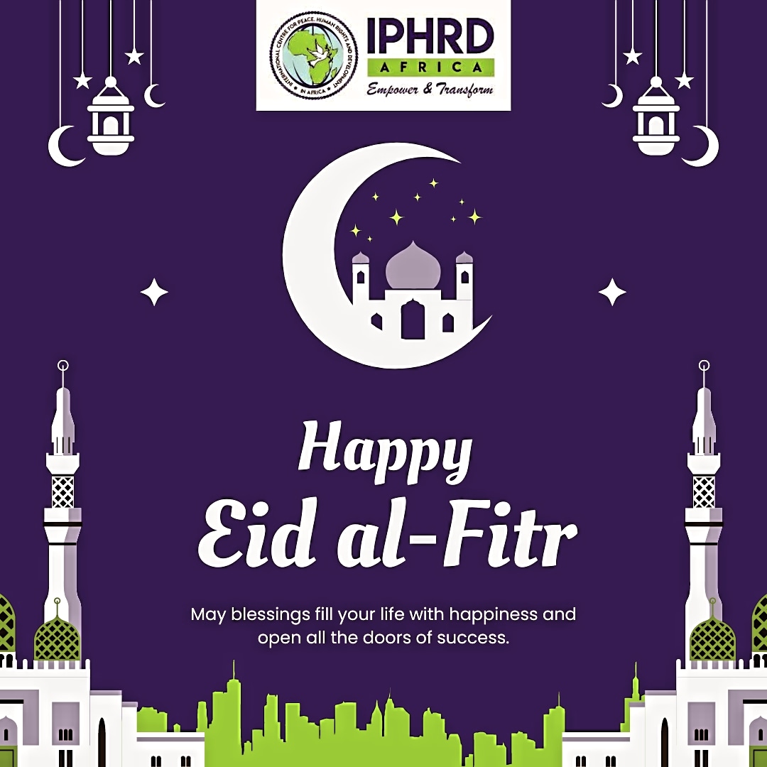 'May this Eid bring peace, happiness, and prosperity to your life. Eid Mubarak!' from @iphrd