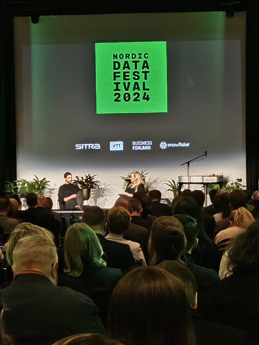 Nordic Data Festival - data will be the differentiating factor. Are you creating and taking care of your data? <a href="/m3sOulu/">M3S Oulu</a> <a href="/ITEEOulu/">Faculty of ITEE @UniOulu</a>