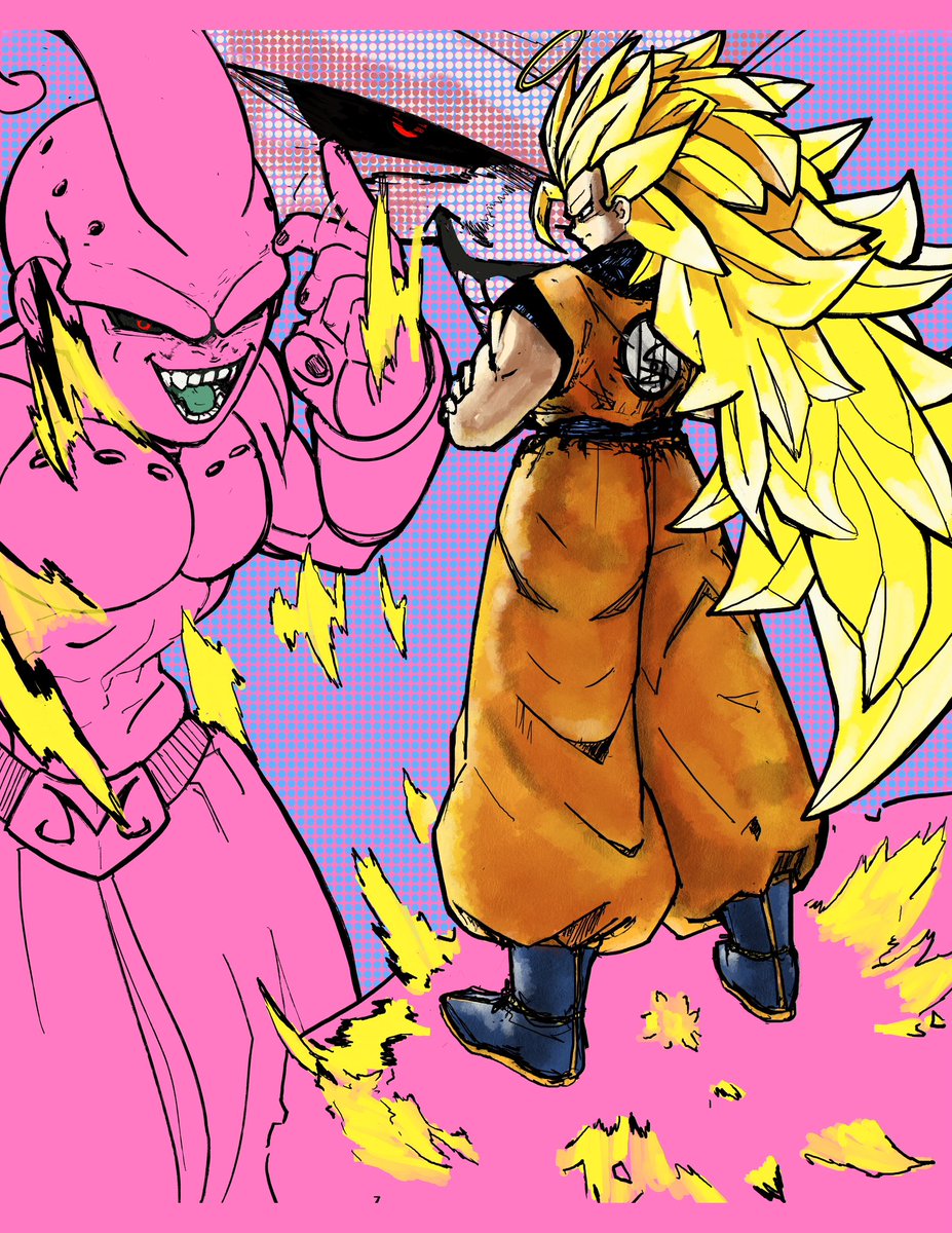 SS3 Goku VS. Kid Buu