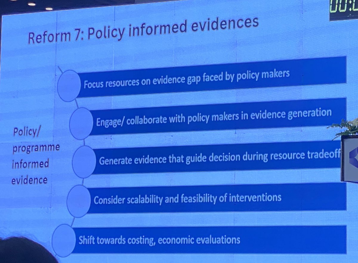 Evidence informed policy is critical, also policy informed evidence can’t be ignored. It calls researchers,stakeholders,policy practitioners and community together to review policy gaps, generate evidence, align programmes ,says @achyutrp at 10th NSHPSN2024 @HERDIntl