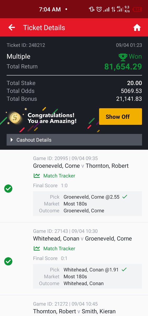 Promitobet's tweet photo. I won but I'm still pained 😭 https://t.co/yaQm9fvL5A