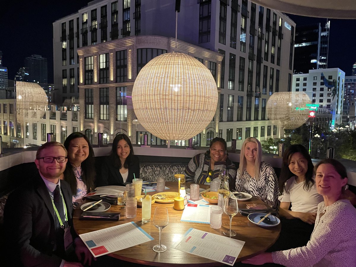 Well deserved dinner with my team ⁦@theNCI⁩ and lots of fun with the #NET research group #AACR24 ⁦@StevenDForsythe⁩ ⁦@TraceyPuMD⁩ ⁦@rachaelguenter⁩ ⁦@DrAndreaGillis1⁩ ⁦@PoHienEar⁩ and Dr Ramamoorthy