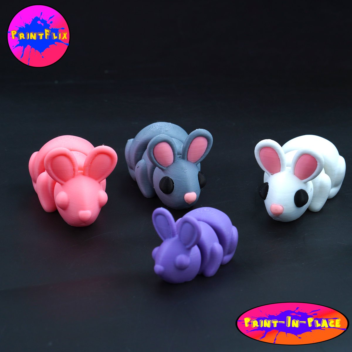 Printflixcrafts's tweet photo. Cute Flexi Tiny Mouse (Ready to Print) Available In @Cults3D 

Link :- https://t.co/7zYx9pJ4ZE

FREE for the First 24 Hours!  Simply slice and print this design.

#cults3d #3DPrinting #toys #3dprint  #tinymouse #Mouse https://t.co/i0kV6f6aUS