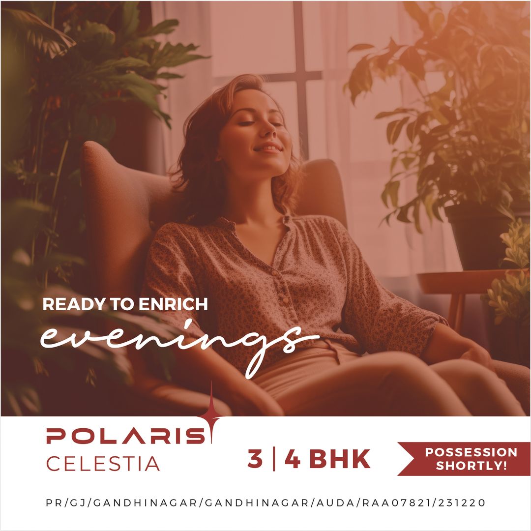 Treat yourself to evenings filled with elegance, promising a sanctuary of serenity.

#polarisgroup #polariscelestia #Motera #Koteshwar #4bhkhomes #4bhkflats #3bhkhomes #3bhkflats #ahmedabadrealestate #eleganthomedecor #realestategujarat #realestateindia #realestateagent