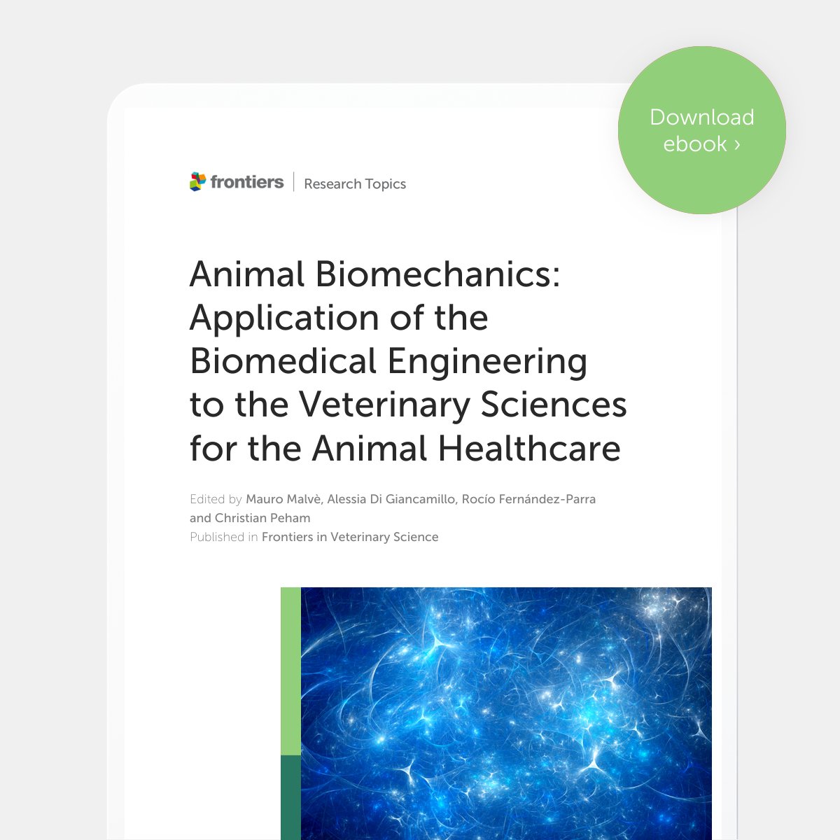 A new eBook exploring animal biomechanics is available now. Download the eBook ➡️ fro.ntiers.in/28039 #veterinary #ResearchPapers #researchers