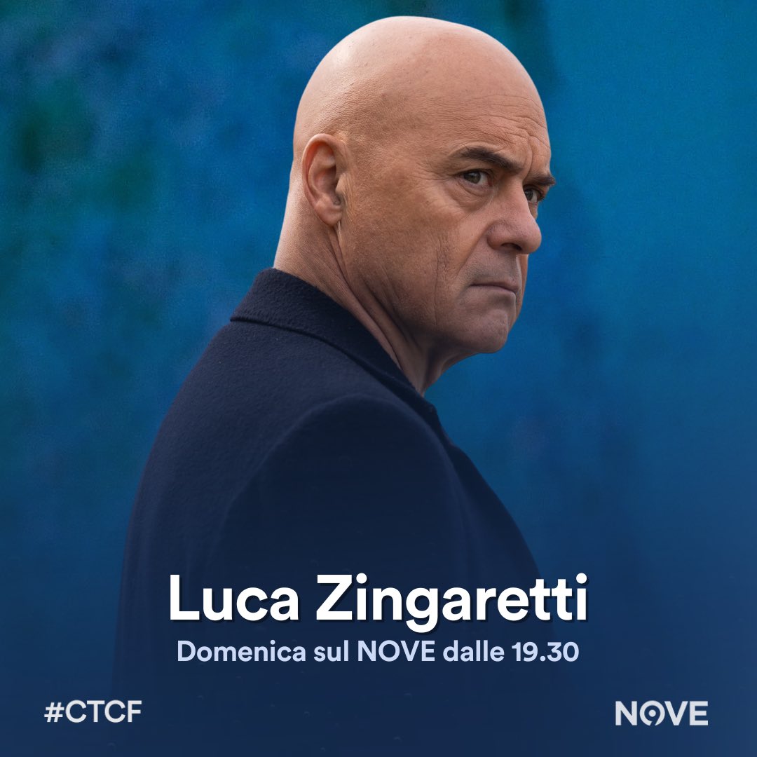 È uno degli attori italiani più amati. Questa domenica a #CTCF sul Nove avremo Luca Zingaretti, protagonista della nuova stagione de Il re.