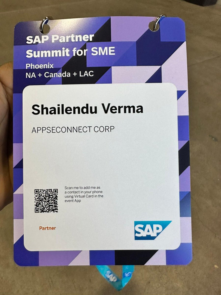 APPSeCONNECT is geared up and ready to rock the @SAP Partner Summit for SME 2024 in Phoenix as a sponsoring partner! Let's ignite innovation around SAP Integration together. 🔥
 
#APPSeCONNECT #SAPPartnerSummit #SAPPartnerSummitPhoenix #SAPPartner #Sponsor #SAPIntegration