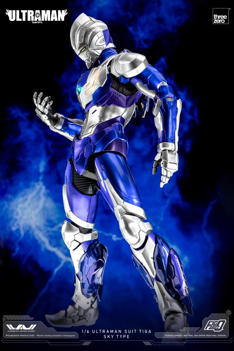 From the “ULTRAMAN SUIT ANOTHER UNIVERSE” project, the #ULTRAMAN SUIT TIGA SKY TYPE variant joins the FigZero line! It dons a metallic violet color and includes ancillary gear originally designed by threezero! Pre-order starts on 18 April 2024 at 9am HKT at threezero Store!