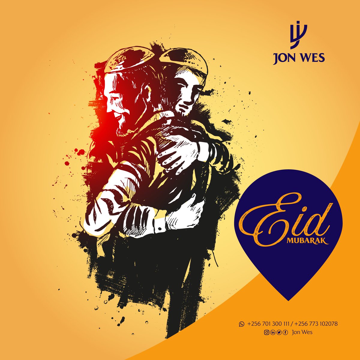 JonWesgroup's tweet photo. Eid Mubarak !🌙✨ 

May this joyous occasion bring you and your loved ones countless blessings, happiness, and prosperity. 

Wishing you a peaceful and joyful Eid filled with love, laughter, and cherished moments with family and friends. 

#EidMubarak #BlessingsOfEid #EidUlFitr https://t.co/RNiKDw9mVc