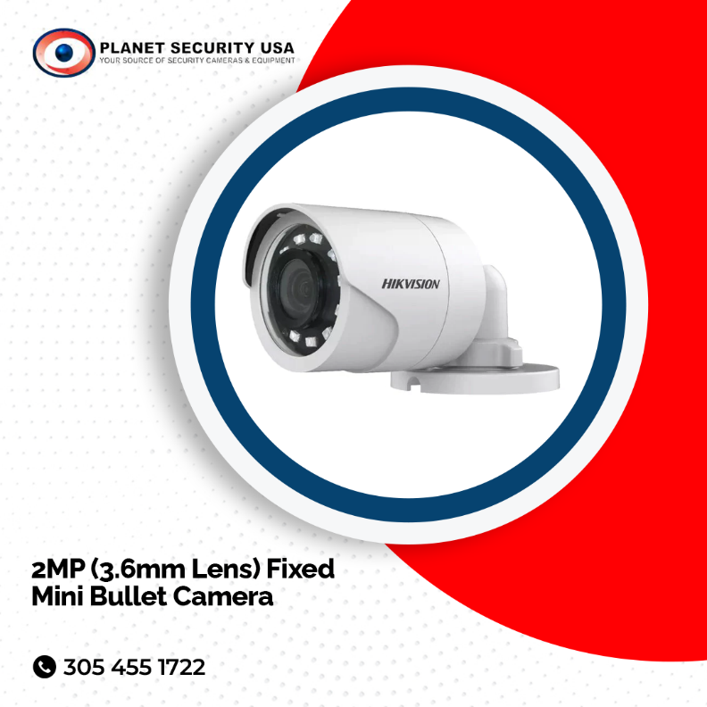 Ensure seamless monitoring with our compact 2MP (3.6mm Lens) Fixed Mini Bullet Camera. Clear visuals in a discreet package.

bit.ly/3wZ450w

#MiniBulletCamera #SecurityCamera #SurveillanceSystem #FixedLensCamera #HighResolutionCamera