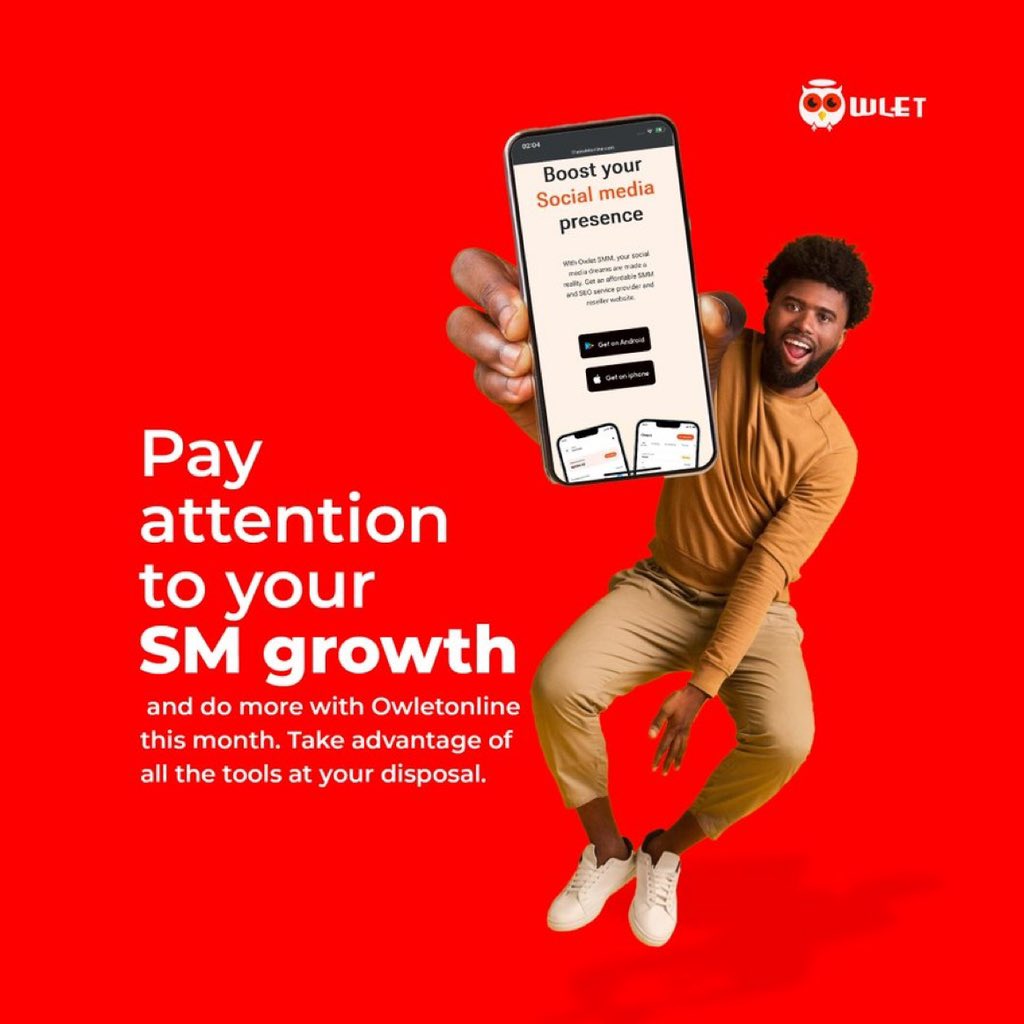 Pay attention to your social media growth this year, if you need a platform to boost your social media platforms with ease then you should use Owlet😊 Check them out here 👇🏽theowletonline.com