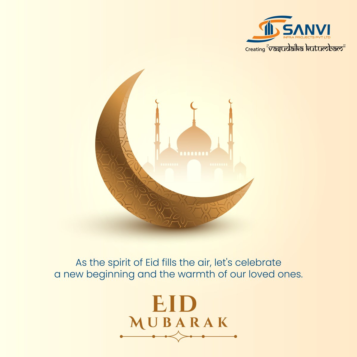 Amidst the joyous embrace of Eid, we cherish fresh starts and the embrace of family. Eid Mubarak—a testament to unity and renewal, as we bask in the love that surrounds us.

#sanviinfra #kowsalyamanidweepam #Nizampet #EidAlFitr #EidMubarak #Eid #eid2024 #ramadanvibes