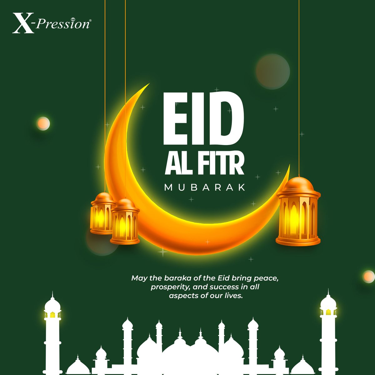 Eid Mubarak! May this joyous occasion bring you peace, prosperity, and blessings after the holy month of Ramadan. #xp4you #xpression #eidmubarak #eid #eidalfitr #ramadan #ramadanmubarak #ramadankareem