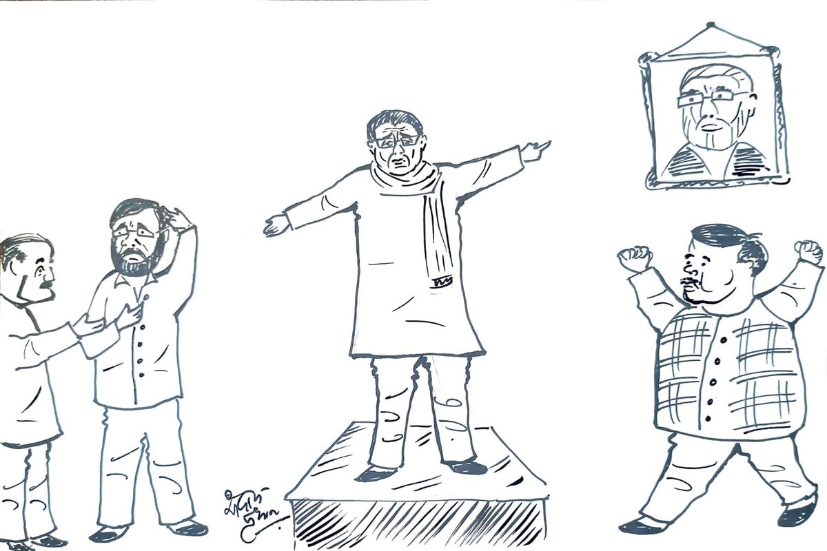 Cartoon by Sr. Journalist Sandeep Pradhan @sandeep06704845 व्यभिचाराला राजमान्यता देऊ नका, पण यांना बिनशर्त पाठिंबा देतो…