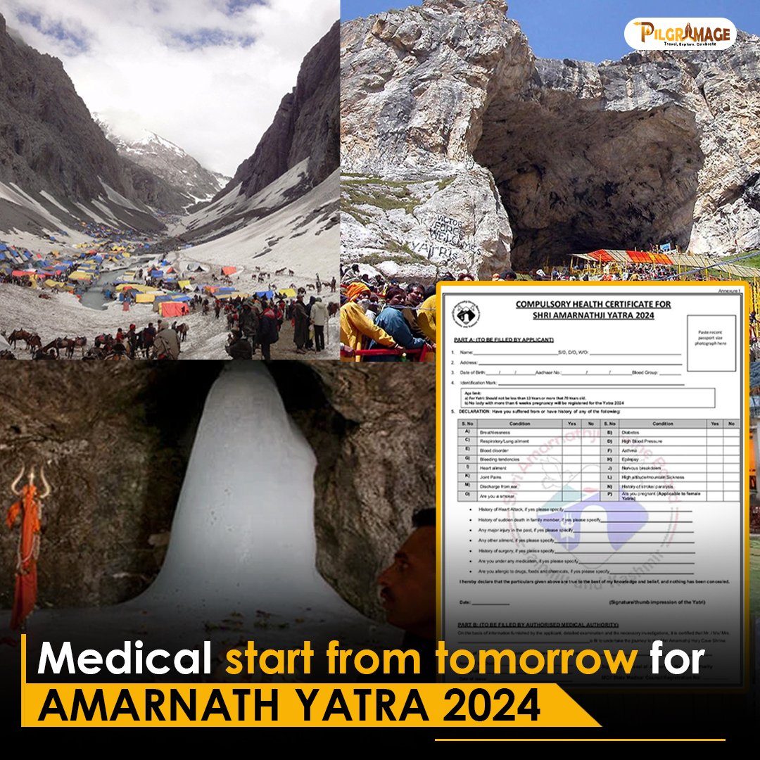 Get ready for the Amarnath Yatra 2024! Medical facilities will be available starting tomorrow to ensure a safe and smooth pilgrimage experience. 

#AmarnathYatra #MedicalFacilities #PilgrimageSafety #JammuAndKashmir #HolyJourney