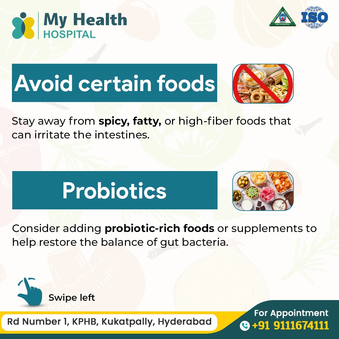 Myhealthospital's tweet image. Managing #Enteritis? Stay hydrated with clear liquids &amp;amp; try easy-to-digest foods like bananas, applesauce, rice, &amp;amp; toast. Avoid spicy, fatty foods. Probiotics can help! Consult your healthcare provider for personalized advice. #DigestiveHealth #Wellness
#BRATdiet #DietTips