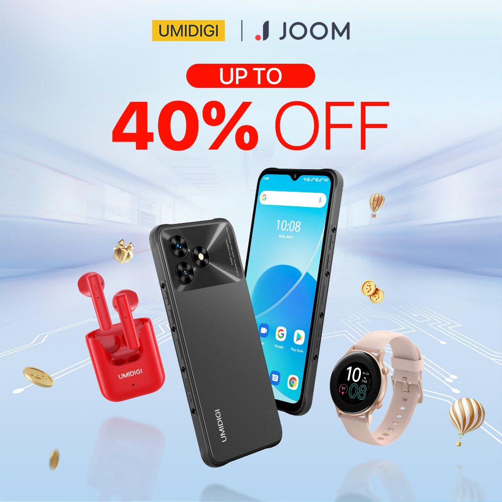 🎁 Treat yourself to amazing discounts on #UMIDIGI products on #JOOM! From wireless earphones to smartphones, enjoy UP TO 40% OFF on a wide selection of items! ✨ #G5Mecha #AirBudsU #Urun 🇩🇪 🛒bit.ly/49szl5B 🇫🇷🛒bit.ly/4aHt9I3 🇲🇩🛒bit.ly/4aLZzkM