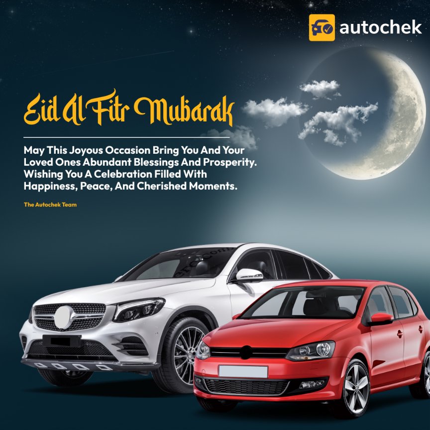 AutochekKenya's tweet photo. Eid Mubarak to our Muslim brothers and sisters!
#eidmubarak #eid2024 #Autochek https://t.co/TWYtlCUZDH