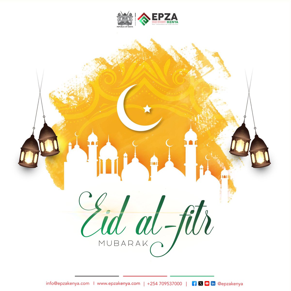 Eid-ul-Fitr is a time for gratitude, reflection, and celebration. Wishing you a blessed and joyful Eid ul Fitr with your loved ones. #eidmubarak #eid2024
