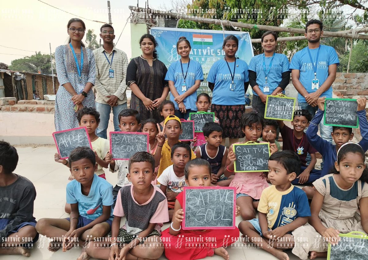 Project Chatashali,Berhampur, Ganjam Team @SATTVIC_SOUL conducted' Project Chatasaali' where, younger kids learn about counting of numbers, alphabets & missing letters.Adults were taught about tables so that they can help the younger ones with further learning. @Ganjam_Admin