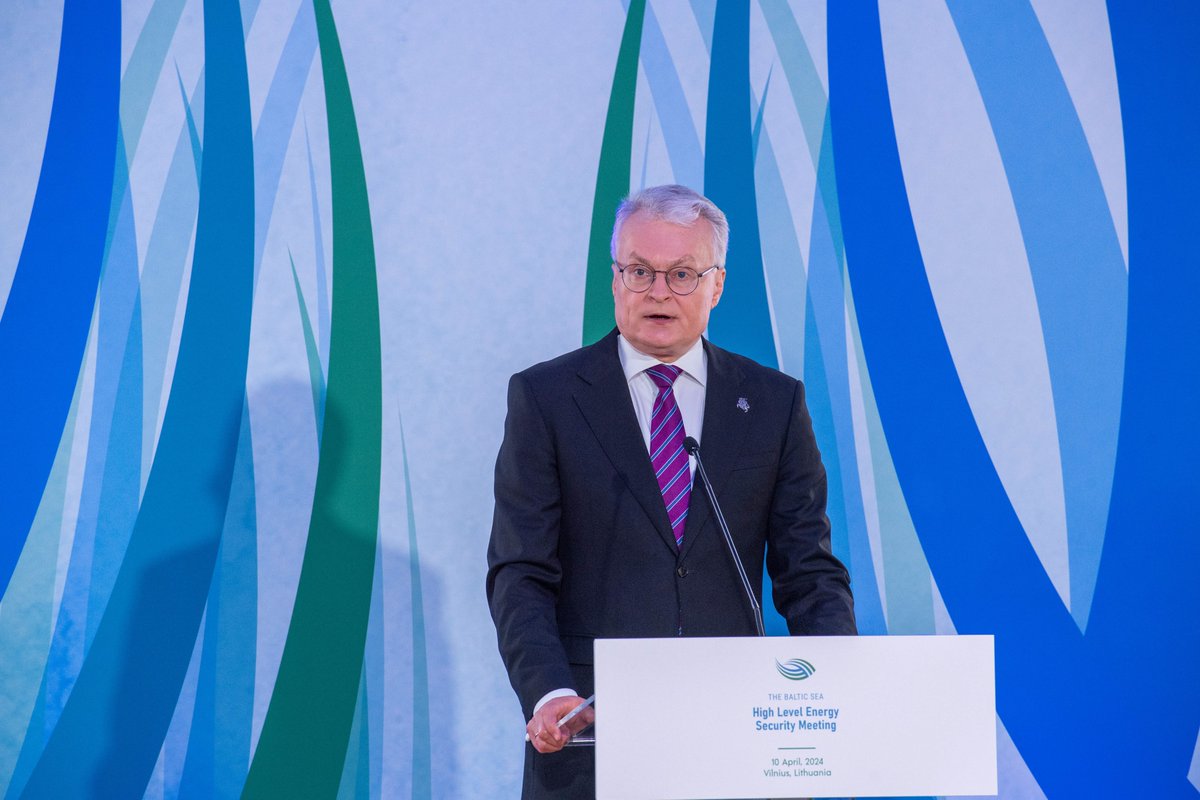 Started my day w/ the opening of the Baltic Sea High Level Energy Security Meeting. Europe demonstrated an impressive resilience against 🇷🇺 blackmail by cutting down energy imports&accelerating own transformation. There is no other option but to disconnect from 🇷🇺 completely.