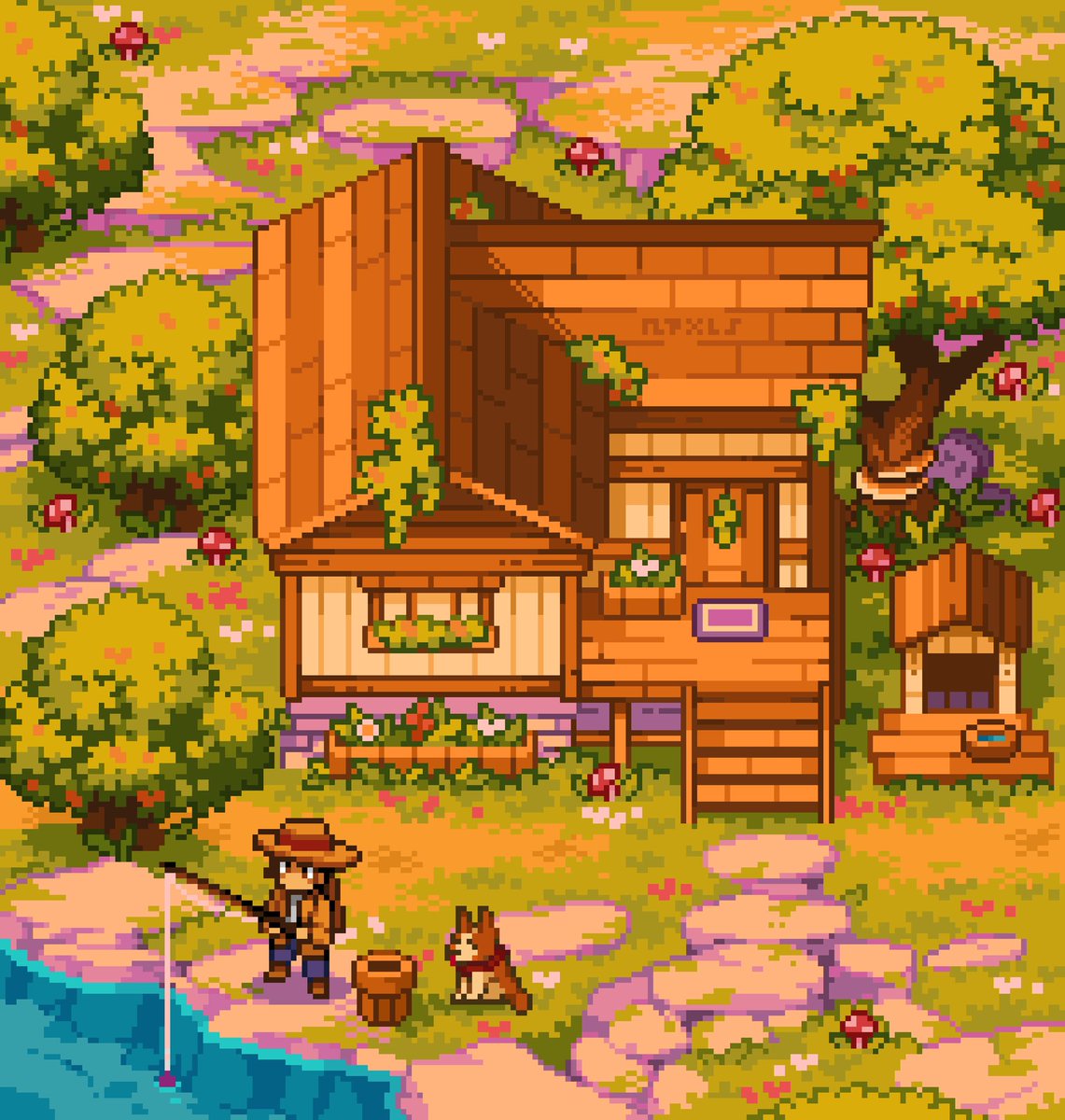 Nathanpxls's tweet image. Hello, this is my #portofolioday
I love doing isometric and top down #Pixelart :)