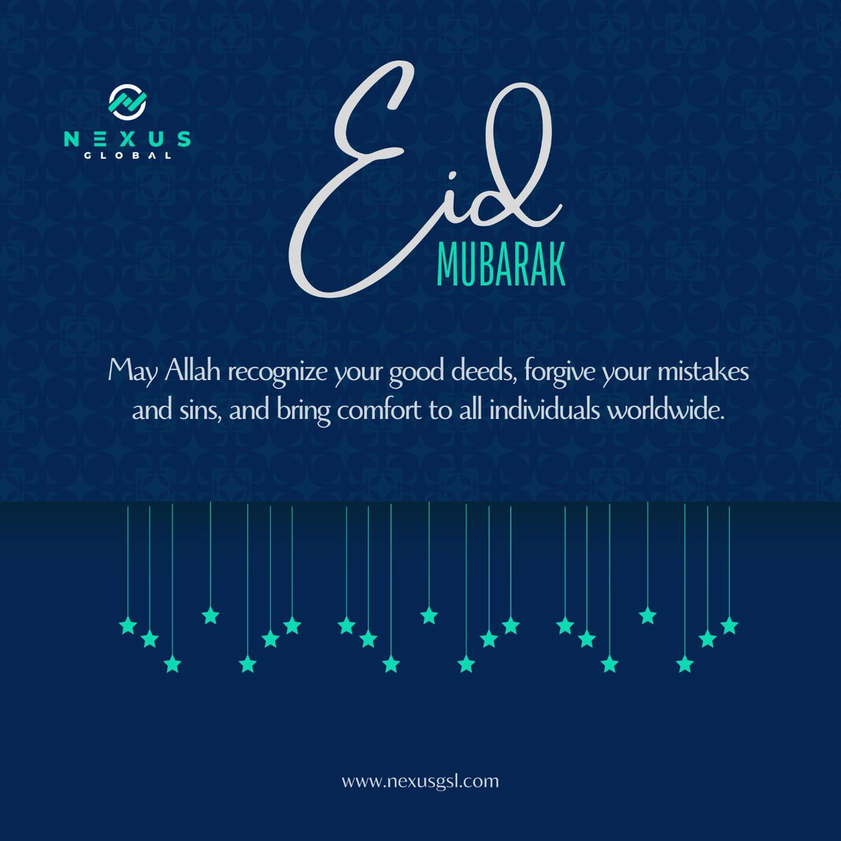 Eid Mubarak to all Muslims around the world. ✨✨✨