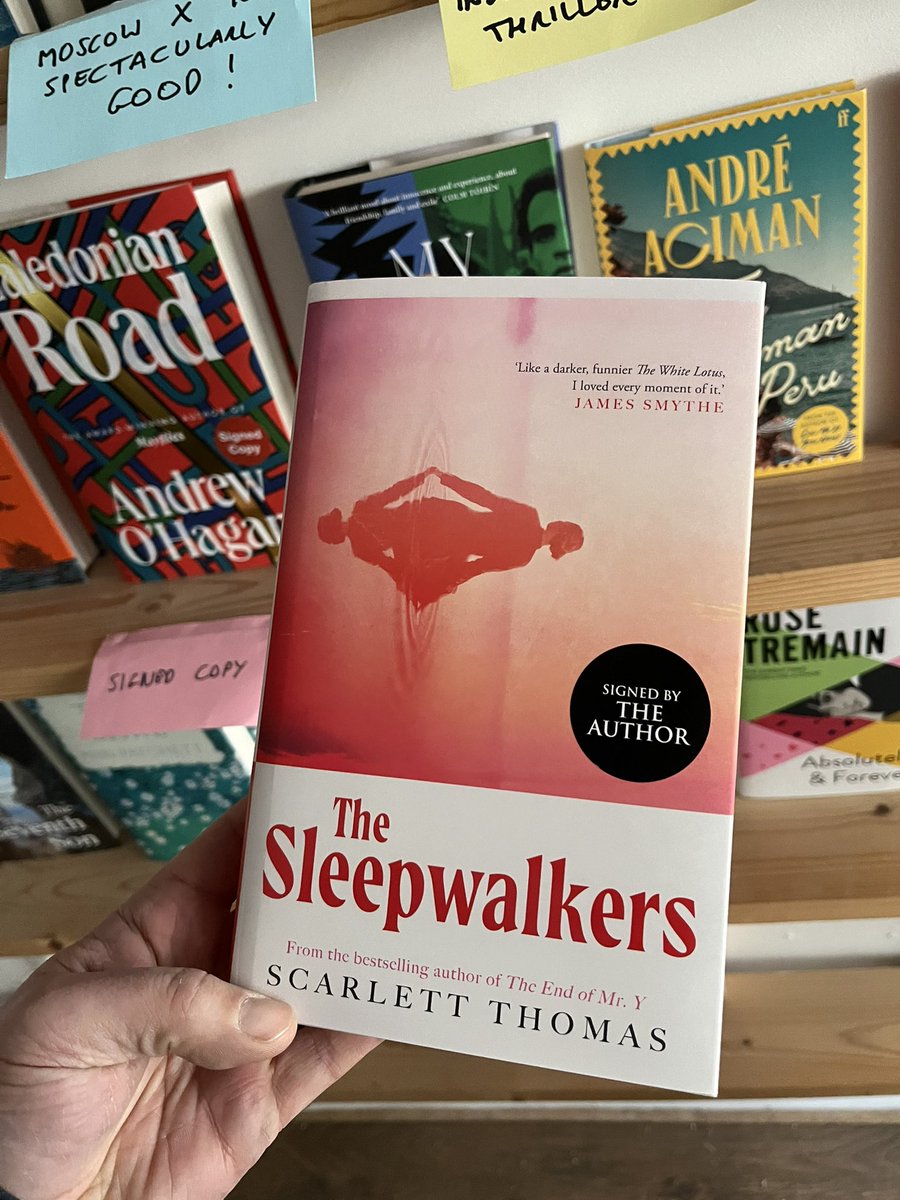 The Sleepwalkers by @scarthomas is my favourite book of the year and I can’t believe I will read anything that I enjoy more in all of 2024. This novel is stunningly good