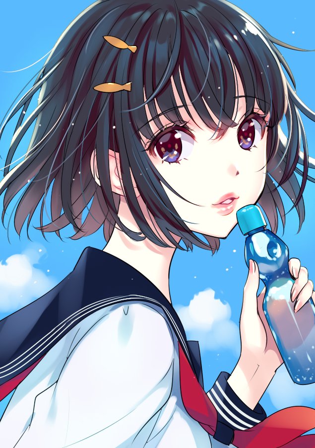 「大好きセーラー服 」|ERIMO🍓5/5ｺﾐﾃｨｱ144-E01a・絵師100人展13のイラスト