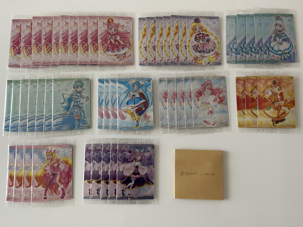 azami_rara's tweet photo. 〖プリキュア ウエハース 交換〗

譲:画像1~4

求:リプ欄

💞プロカ必読
💞纏めての交換優先
💞郵送取引>大阪 手渡し(場所要相談)

お気軽にお声掛けください🙇🏻‍♀️ ̖́- https://t.co/me5fefz5cy