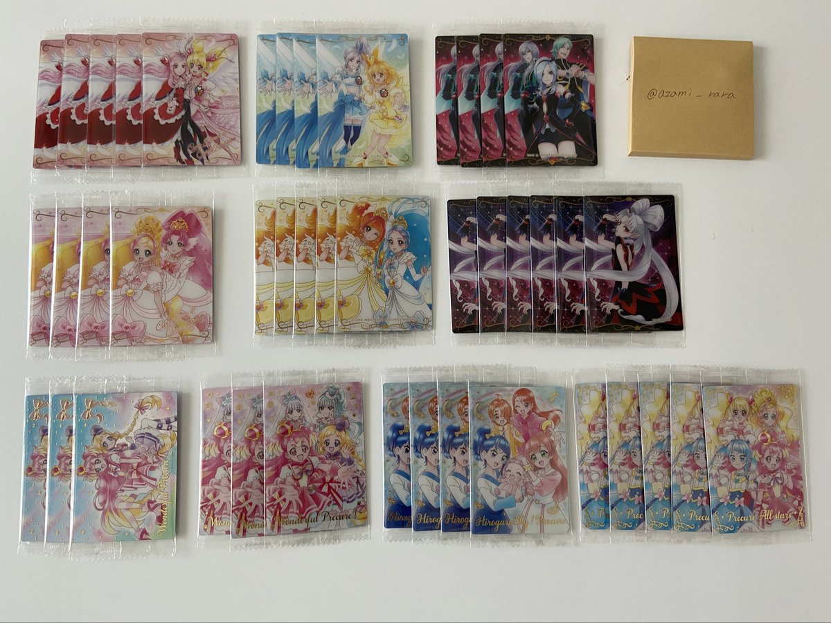 azami_rara's tweet photo. 〖プリキュア ウエハース 交換〗

譲:画像1~4

求:リプ欄

💞プロカ必読
💞纏めての交換優先
💞郵送取引>大阪 手渡し(場所要相談)

お気軽にお声掛けください🙇🏻‍♀️ ̖́- https://t.co/me5fefz5cy