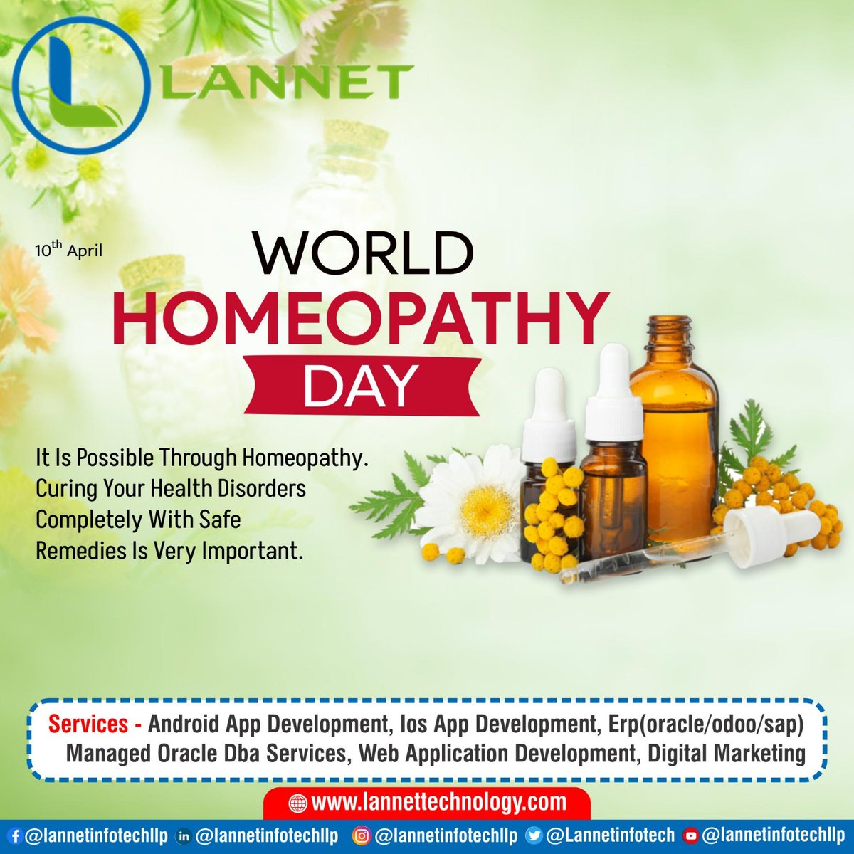 'Happy World Homeopathy Day to all homeopaths and supporters! Your dedication to natural healing is truly commendable.'
.
.
.
#HomeopathyDay #NaturalMedicine