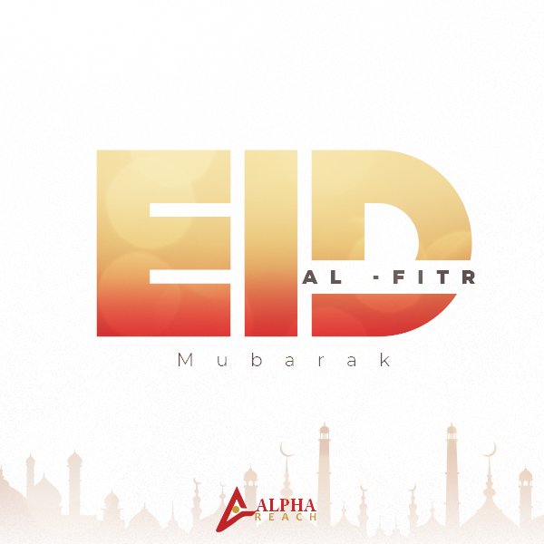 alphareach's tweet photo. Eid Mubarak! Wishing you joy and blessings. https://t.co/fRjn9T177c