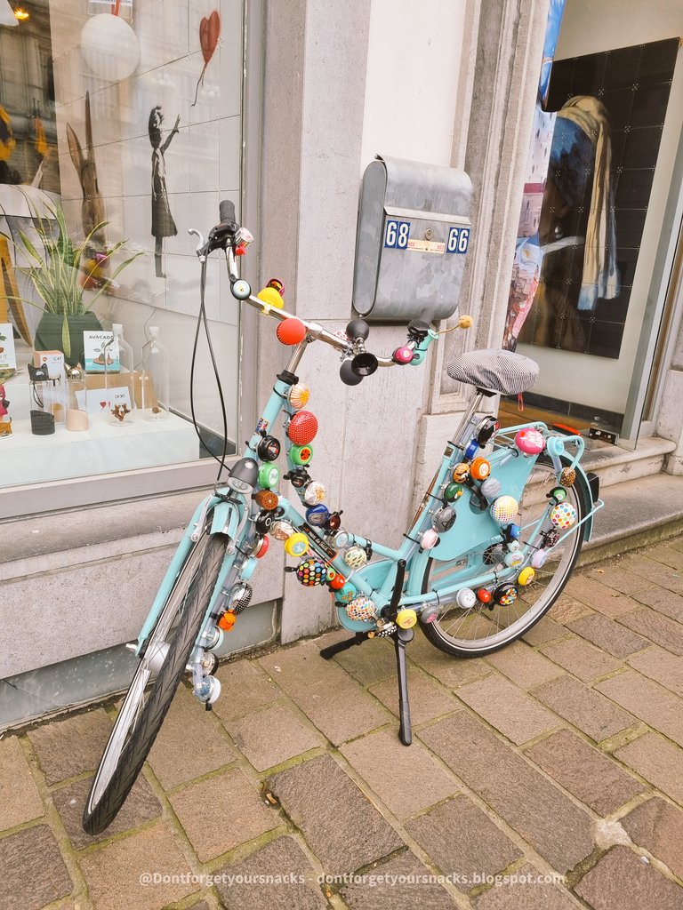 Would you ring every bike bell? #Belgium #Ghent #cycling 🚲 #kids #travel #visitghent @Love_Belgium