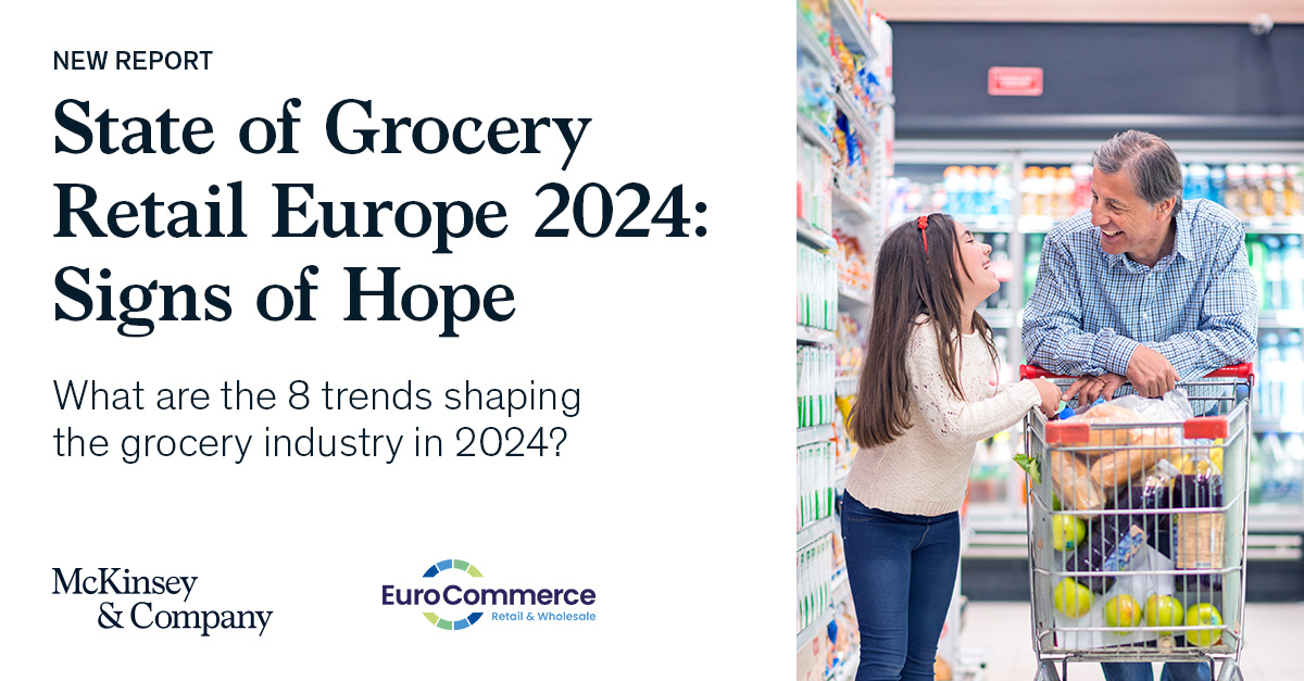 📓The State of Grocery Retail 2024: Europe – Signs of hope, launched by @McKinsey & @EuroCommerce, identifies 8 key trends shaping the grocery industry in the coming years👇 eurocommerce.eu/the-state-of-g… #StateOfGrocery #retail