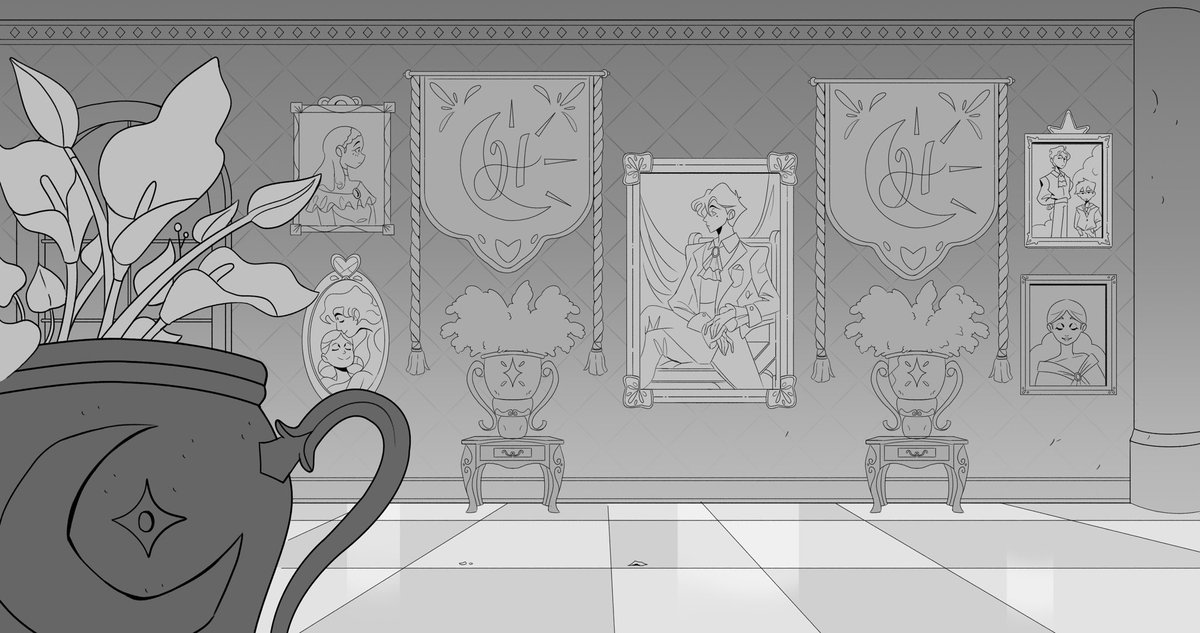 A little bit late for #PortfolioDay but here we go 💜 #illustration #backgroundart #artist