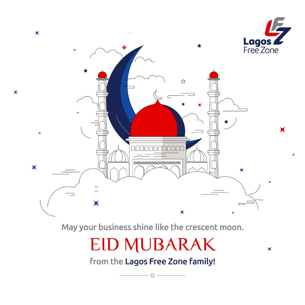 As we celebrate the culmination of Ramadan, we wish you an Eid filled with joy, peace, and prosperity. #LagosFreeZone #EidMubarak #LekkiPort #LekkiFreePortTerminal #TheNewFrontier #Nigeria #Lagos