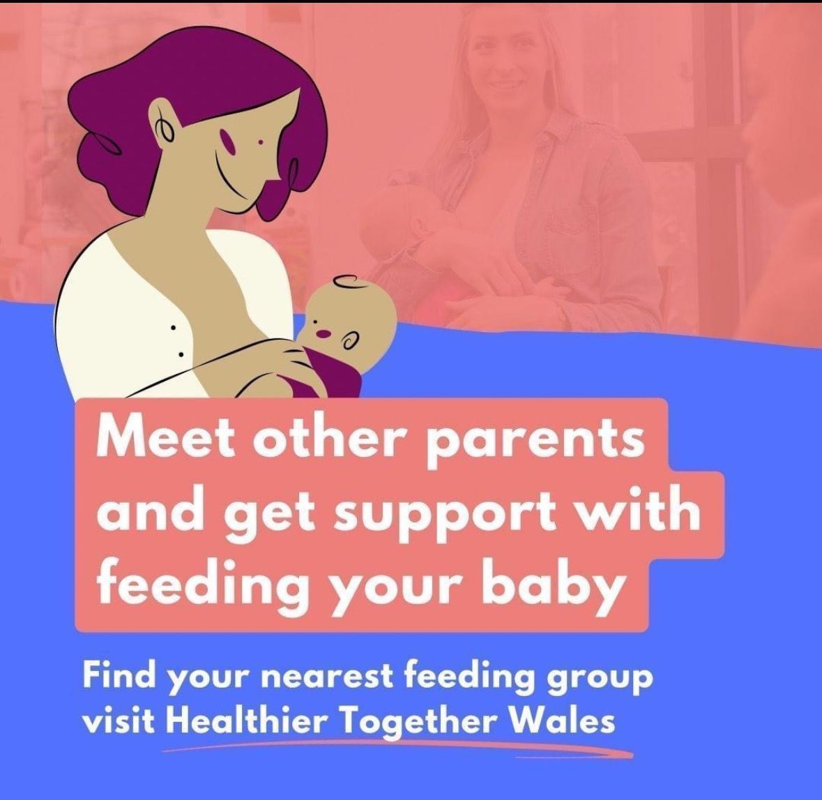 If you want to meet other parents and get some advice on feeding your baby, Aneurin Bevan University Health Board has hosted details of all the current feeding groups that parents can access throughout. For more info visit: buff.ly/3tJgQez