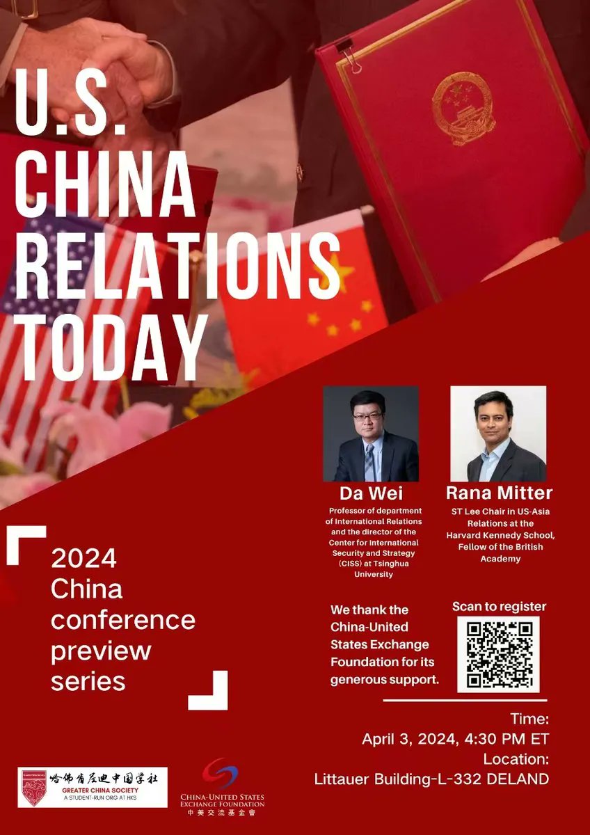 From Jan-Mar 2024, Da Wei @mawangcun1, @CISSTsinghua Director, visited @StanfordSAPARC as a China Policy Fellow He gave several lectures @Stanford on #ChinaUS relations & int’l order & also engaged with scholars & experts in other renowned US universities, think tanks & companies