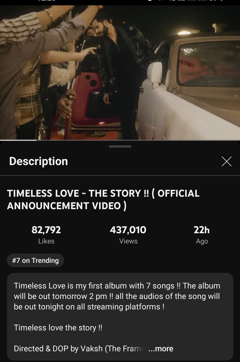#TimelessLove teaser Trending #7 🔥

Keep streaming, commenting all songs in the tracklist. ⭐
Make reels & use audios of your fav songs on your videos/pics 🎶
#AbhishekMalhan
@AbhishekMalhan4