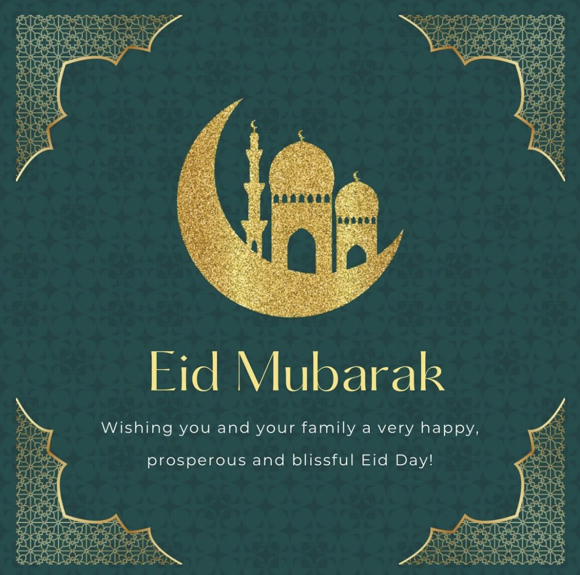 Eid Mubarak to our families and friends who are celebrating today! #Eid2024