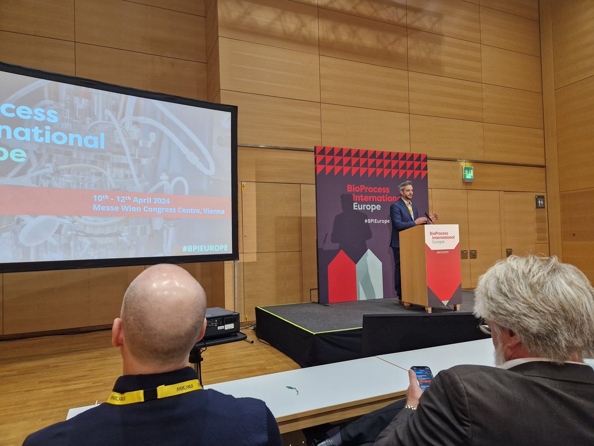 Roche' Jose Ortiz Tena kicks off the manufacturing strategy track at #BPieurope saying this is the track where the upstream and downstream processes come together, with tech and data management ever more critical in the bioprocess space