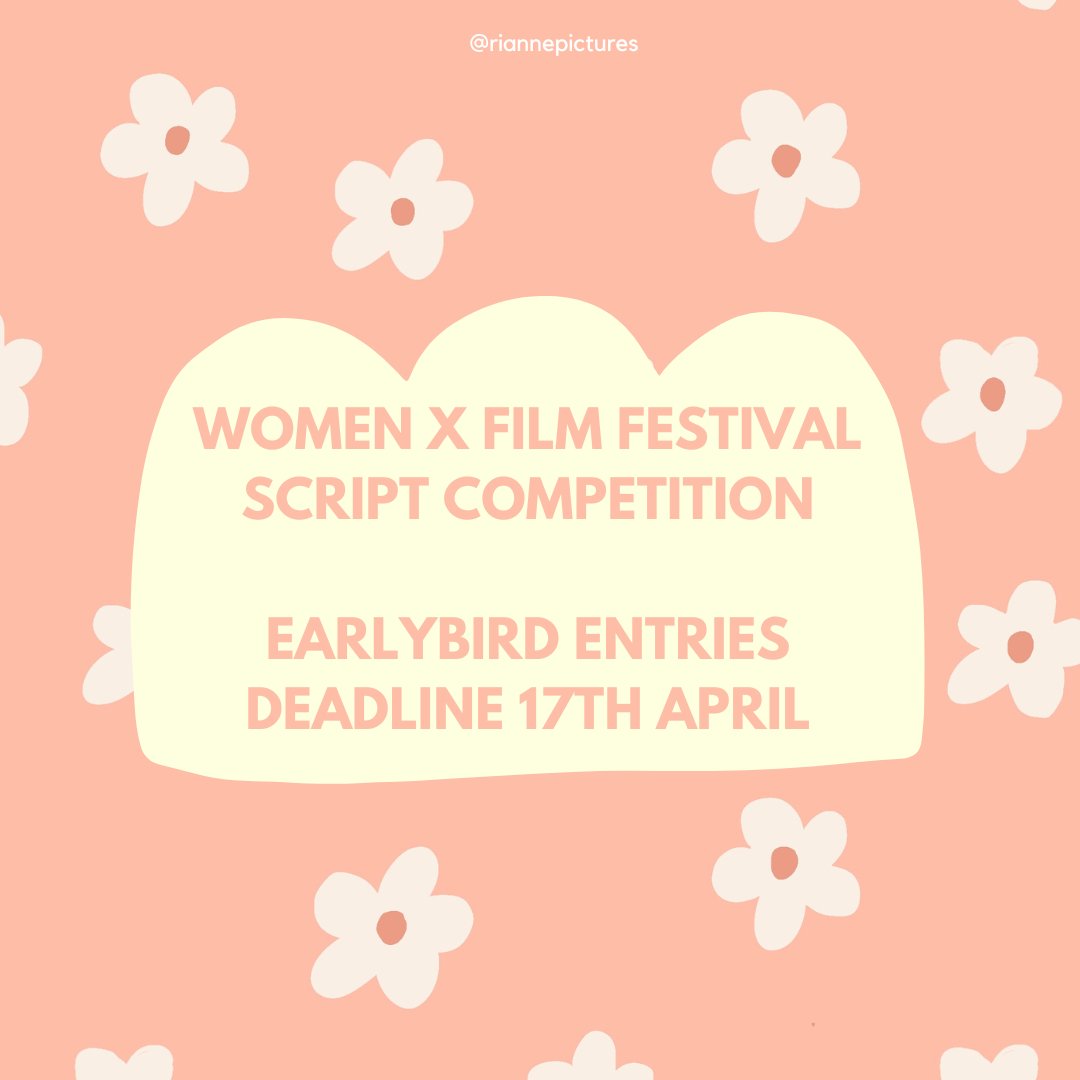 Did you hear? Our Script Competition is back for another year, and alongside some exciting prizes we also have an Earlybird discount available but only until 17th April! ⏰ All information here ✨ riannepictures.com/scriptcomp