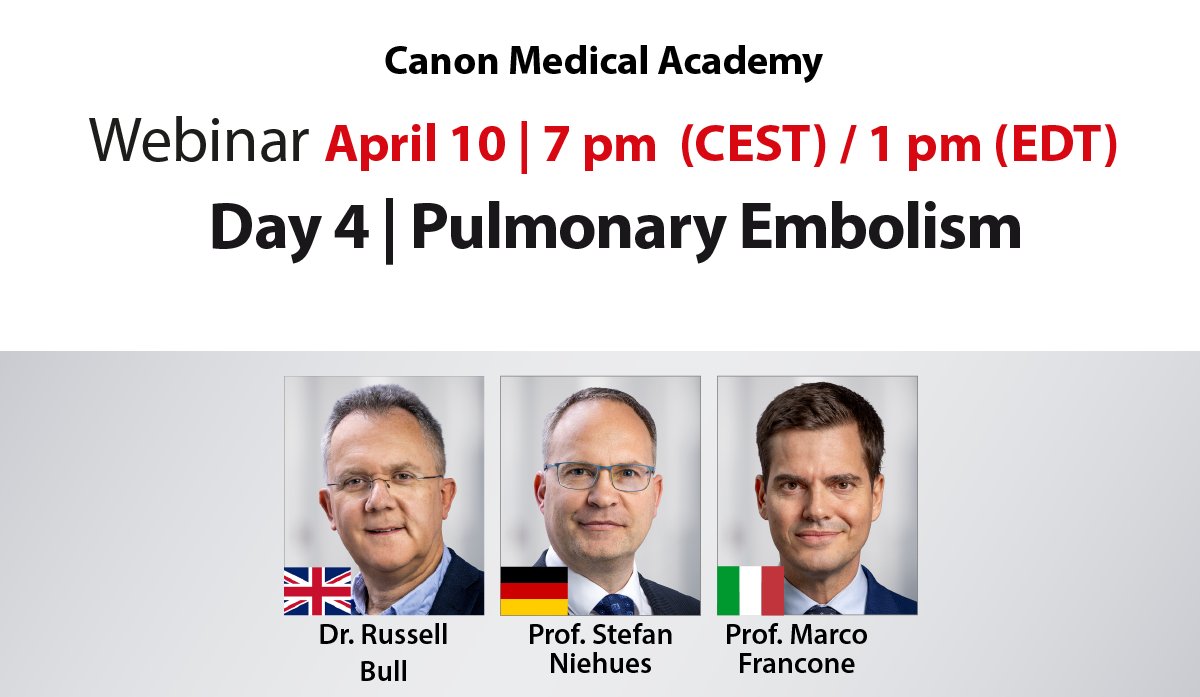 Come explore the importance of significance imaging in determining the location, severity, and associated problems of peripheral artery disease (PE) on day 4 of the vascular days made possible by the #CanonMedicalAcademy. Register here bit.ly/4ckIy2s #MadeForLife