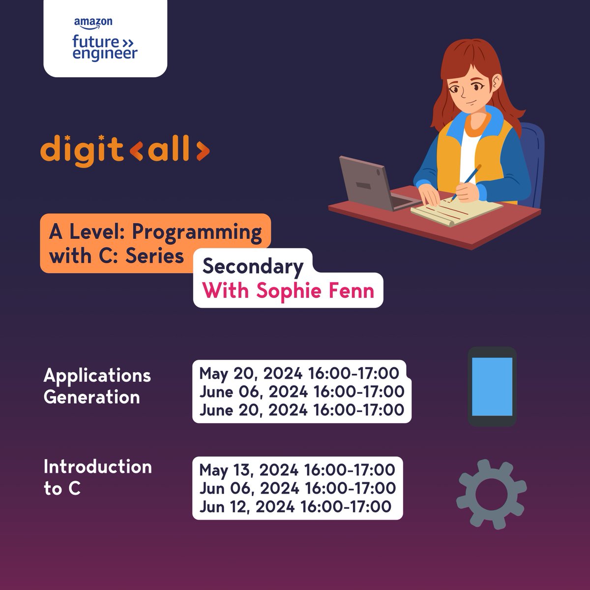 Elevate your programming skills beyond Python with our CPD for A Level teachers on 'Programming with C: Applications Generation' 💻 Gain expertise in cross-compiling, systems debugging, and debugger features. Secure your spot today - digitall.charity/professional-d…