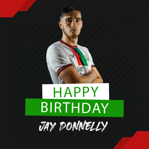 𝗛𝗔𝗣𝗣𝗬 𝗕𝗜𝗥𝗧𝗛𝗗𝗔𝗬! 🎂 Happy birthday Jay Donnelly! Hope you have a great day 🥳