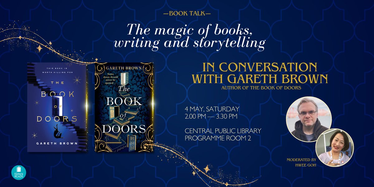 I am thrilled to be able to reveal details of my second overseas event! If you are in Singapore on Saturday 4th May, come and spend some time with me and Hwee Goh at the Central Public Library!