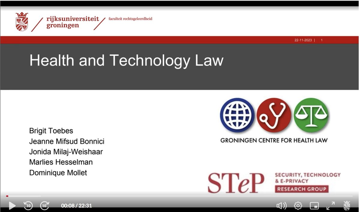 Did you miss the presentation for our Health and Technology Law LLM programme at our recent Masters Week event? If so, you can watch a recording of an online presentation for the programme here: lnkd.in/e_VKz5bk