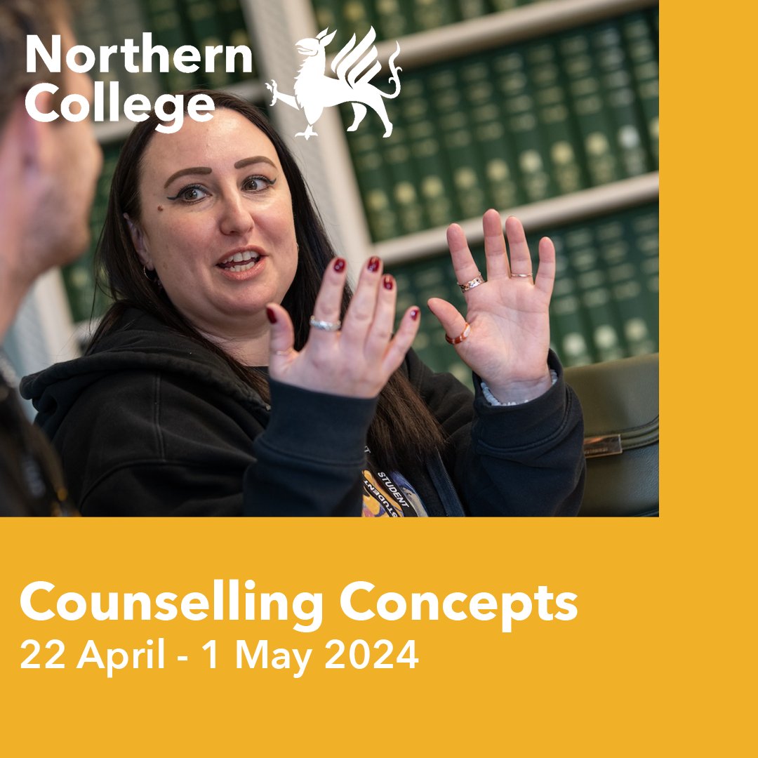 This course will provide a basic introduction to counselling for those who have had no previous experience of, or training in, the field of helping relationships. Apply now northern.ac.uk/course/counsel…